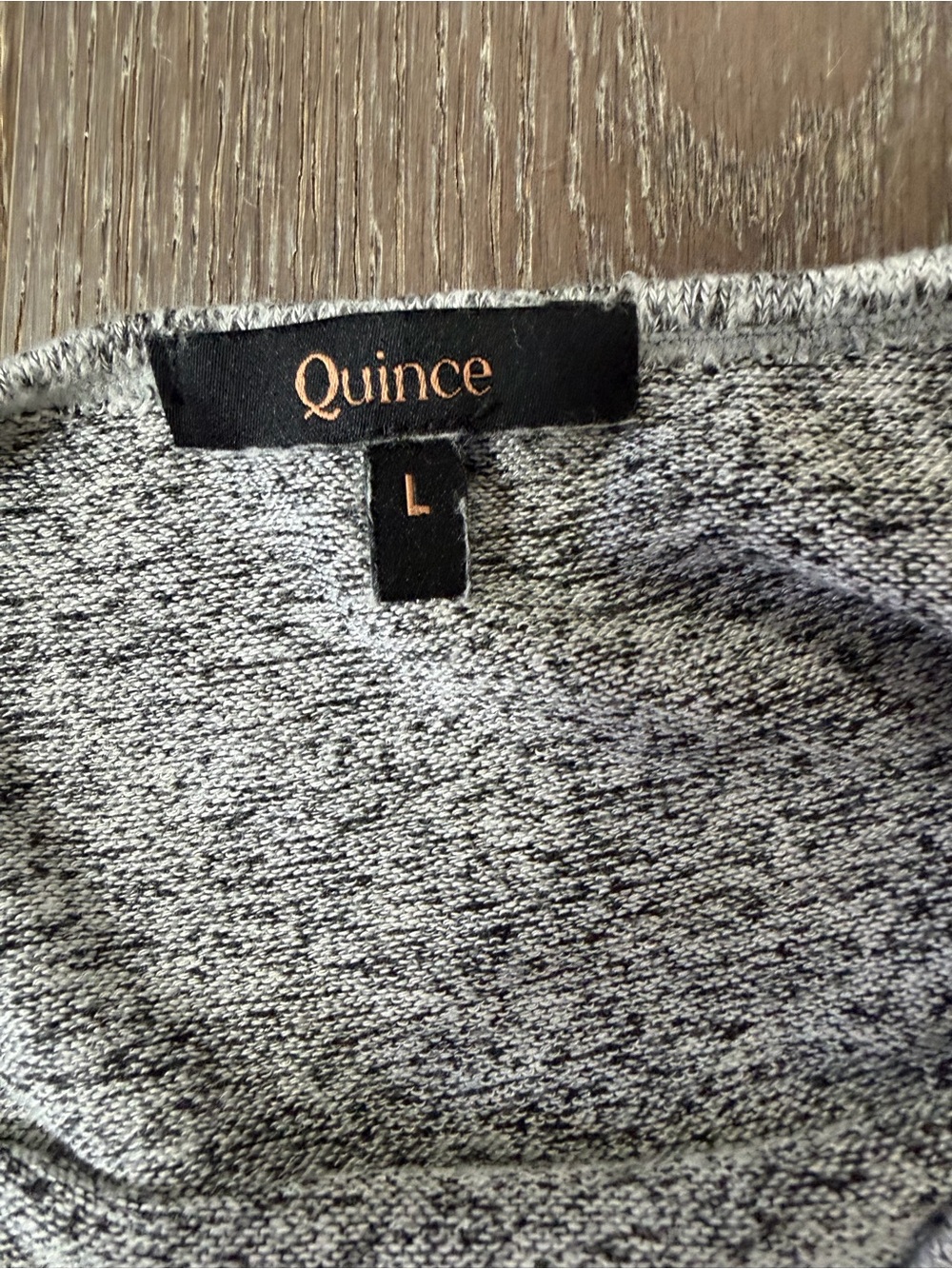 Quince Heather Light Gray Dolman Sleeve Top - Picture 2 of 3